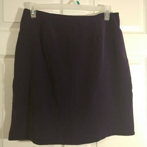 Deep purple skirt